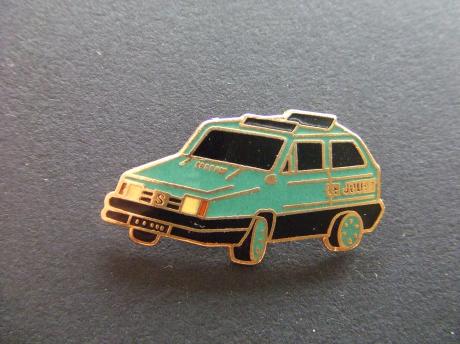 Seat 127 4 Puertas 1972 -1976 blauw( Seat Marbella)